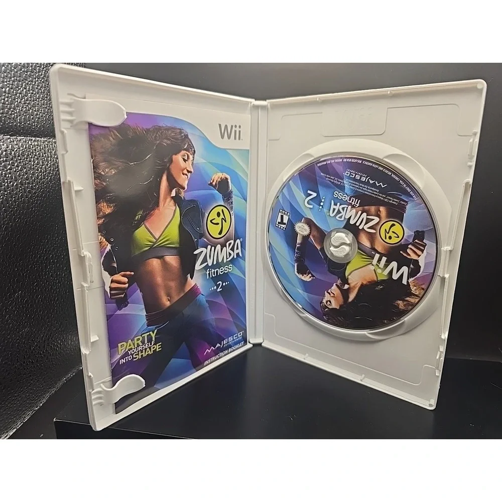 Zumba‎ Fitness 2 Nintendo Wii Video Game Workout Exercise